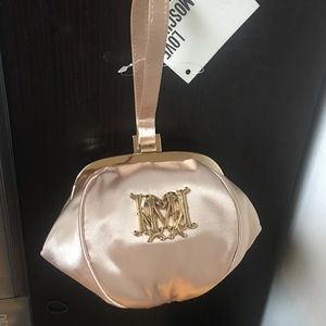 Love Moschino satin clutch
